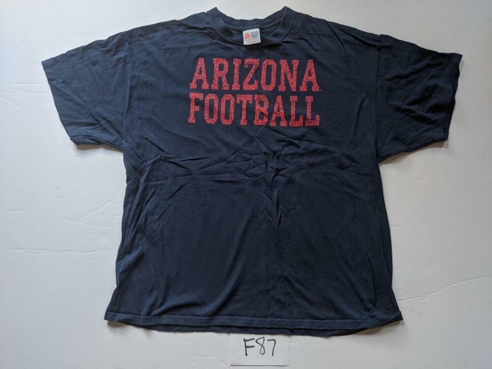 Arizona Wildcats Football TShirt Size 2XL Dark Blue -0720F87